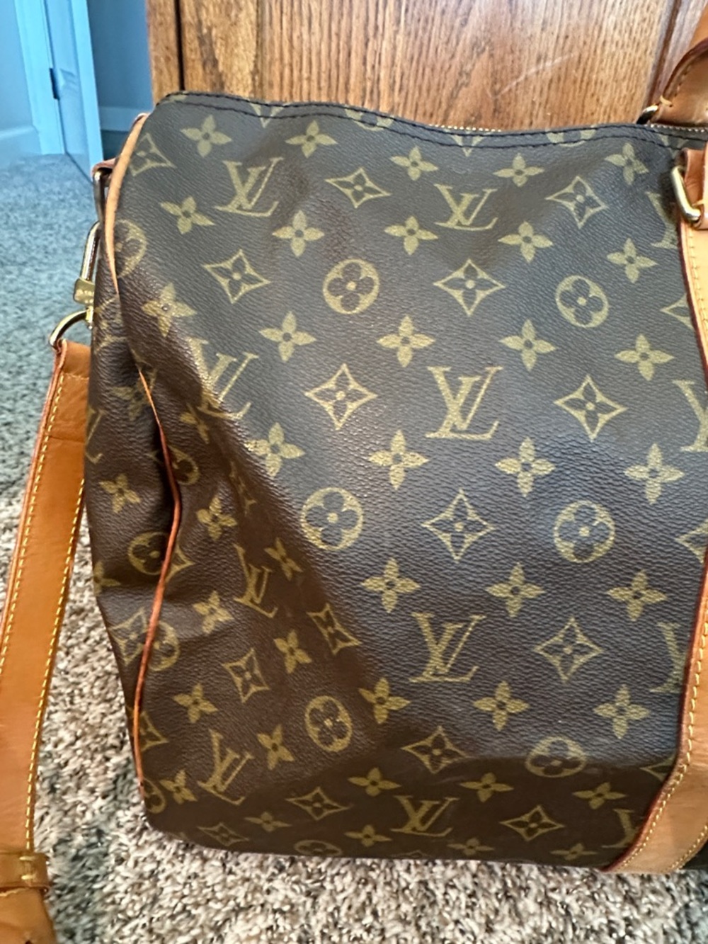Louis Vuitton Monogram Canvas Keepall  Bandouliere 55 - Picture 5 of 15